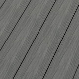 NewTechWood Voyager Hollow Board 1-in x 6-in x 8-ft Westminster Gray Grooved Composite Deck Board