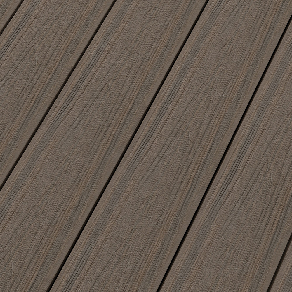 NewTechWood Voyager Hollow Board 1-in x 6-in x 8-ft Brazilian Ipe Grooved Composite Deck Board