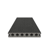 NewTechWood Voyager Hollow Board 1-in x 6-in x 8-ft Hawaiian Charcoal Grooved Composite Deck Board (10-Pack)
