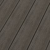 NewTechWood Magellan Solid Board with Groove 1-in x 6-in x 8-ft Spanish Walnut Grooved Composite Deck Board