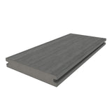 NewTechWood Magellan Solid Board with Groove 8-ft Westminster Gray Grooved Composite Deck Board (49-Pack)