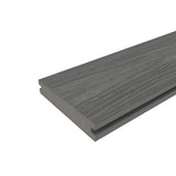 NewTechWood Magellan Solid Board with Groove 8-ft Westminster Gray Grooved Composite Deck Board (49-Pack)