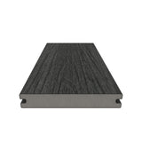 NewTechWood Magellan Solid Board with Groove 1-in x 6-in x 8-ft Hawaiian Charcoal Grooved Composite Deck Board (49-Pack)