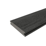 NewTechWood Magellan Solid Board with Groove 1-in x 6-in x 8-ft Hawaiian Charcoal Grooved Composite Deck Board (49-Pack)