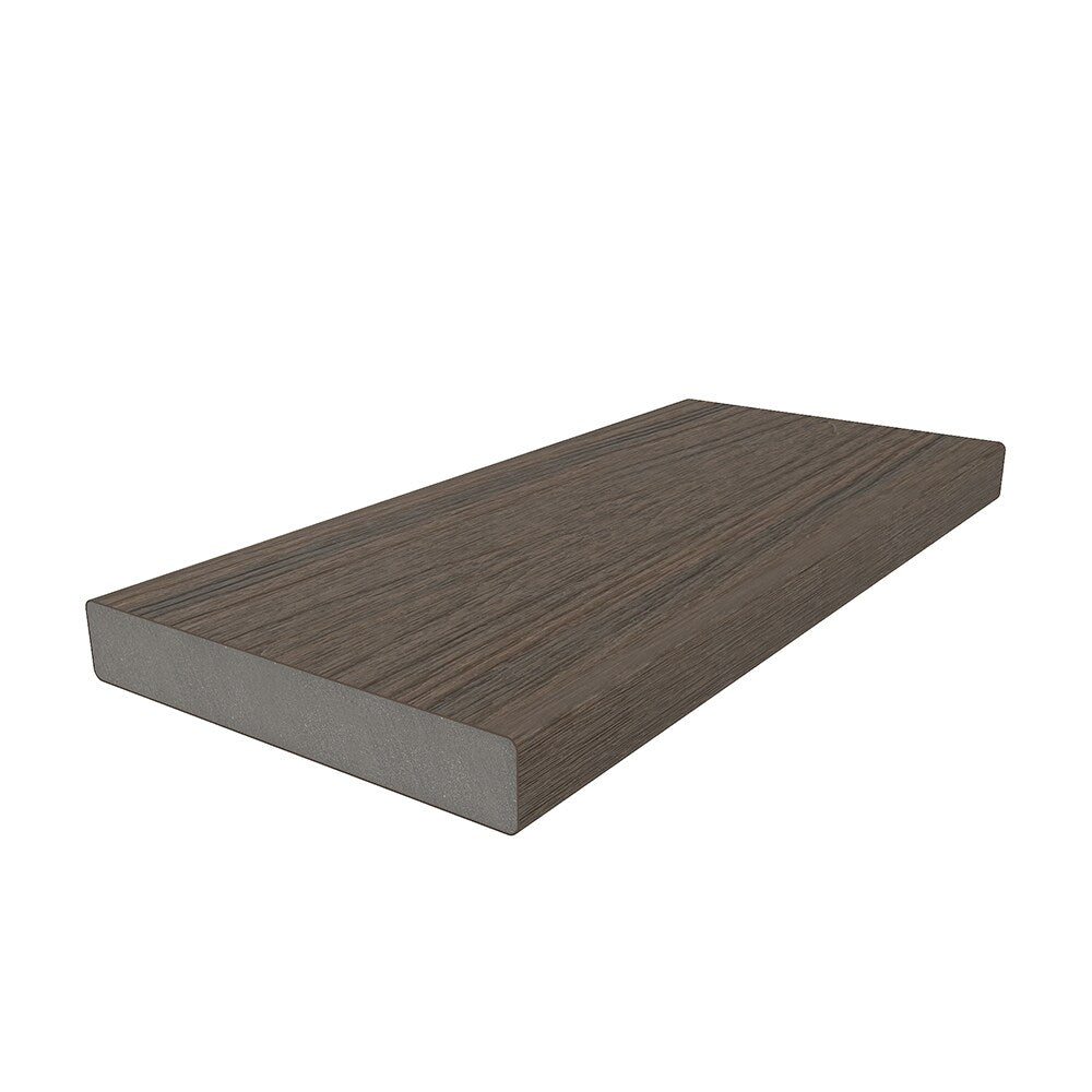 NewTechWood Cortes Solid Board 1-in x 6-in x 8-ft Brazilian Ipe Square Composite Deck Board