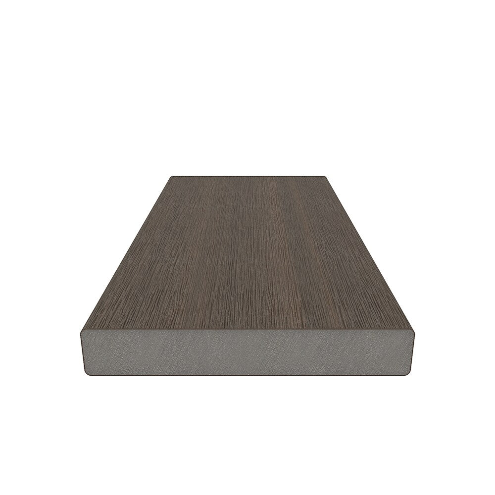NewTechWood Cortes Solid Board 1-in x 6-in x 8-ft Brazilian Ipe Square Composite Deck Board