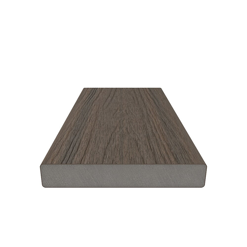 NewTechWood Cortes Solid Board 1-in x 6-in x 8-ft Brazilian Ipe Square Composite Deck Board