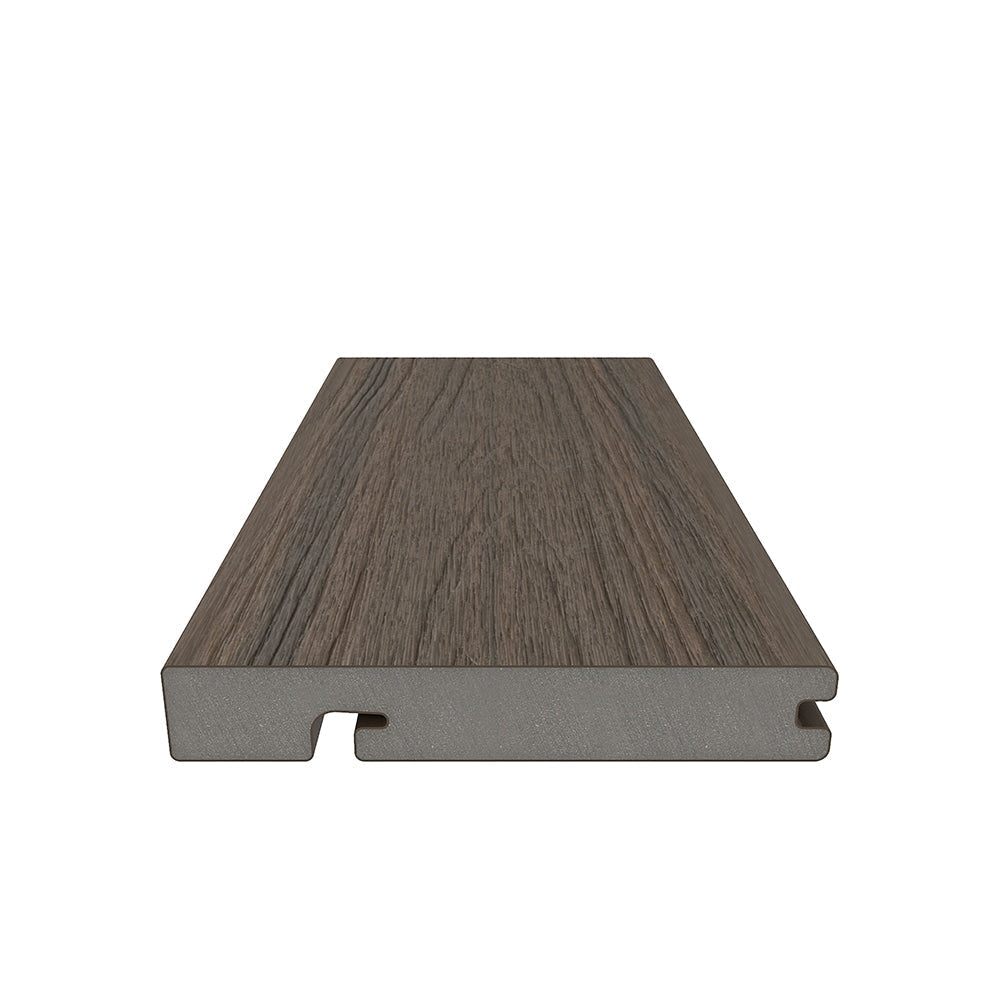 NewTechWood Columbus Hybrid Board 1-in x 6-in x 8-ft Brazilian Ipe Grooved Composite Deck Board