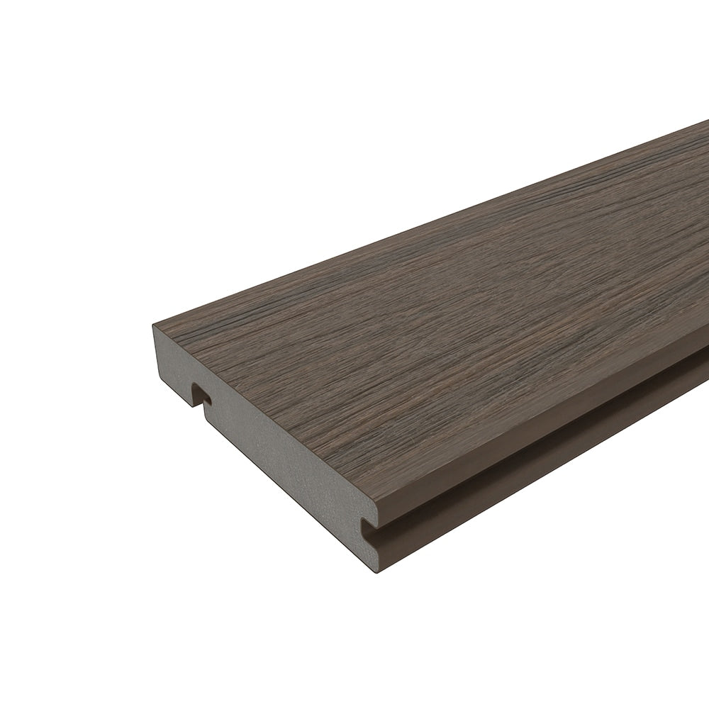 NewTechWood Columbus Hybrid Board 1-in x 6-in x 8-ft Brazilian Ipe Grooved Composite Deck Board