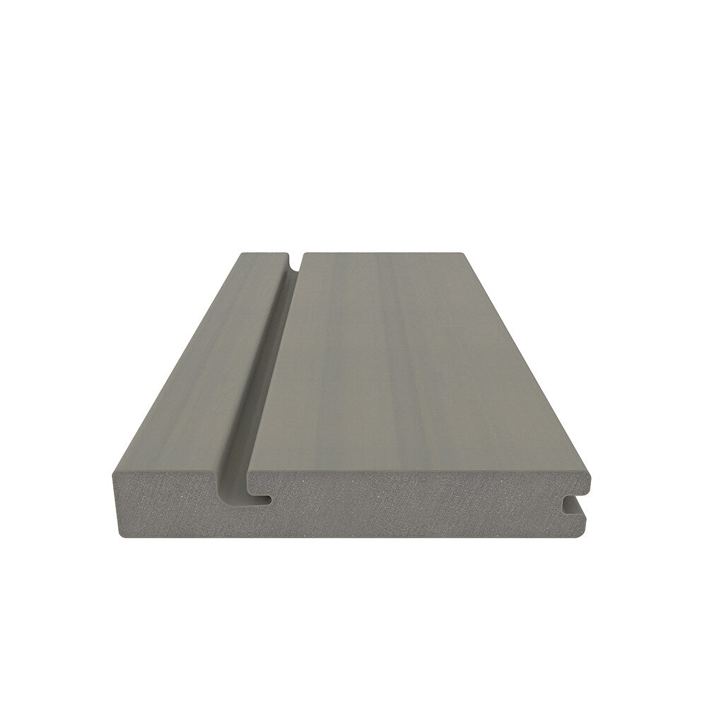 NewTechWood Columbus Hybrid Board 1-in x 6-in x 8-ft Roman Antique Grooved Composite Deck Board