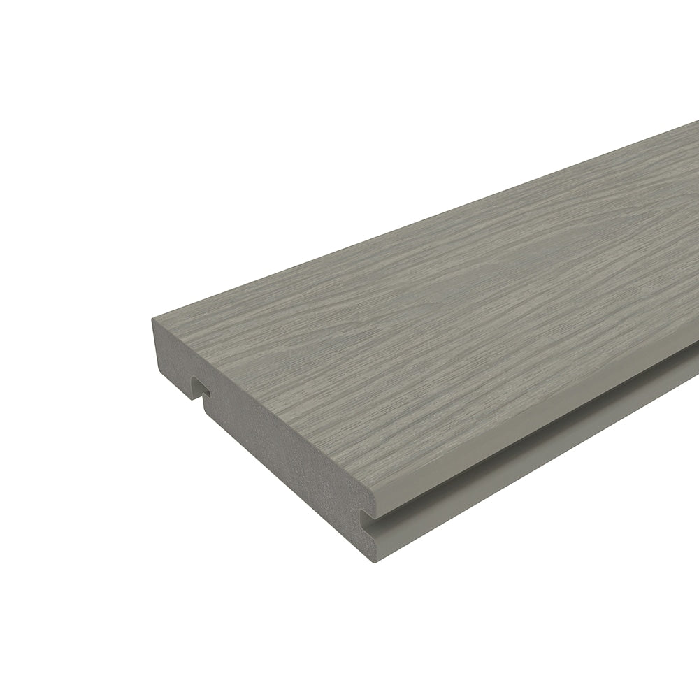 NewTechWood Columbus Hybrid Board 1-in x 6-in x 8-ft Roman Antique Grooved Composite Deck Board