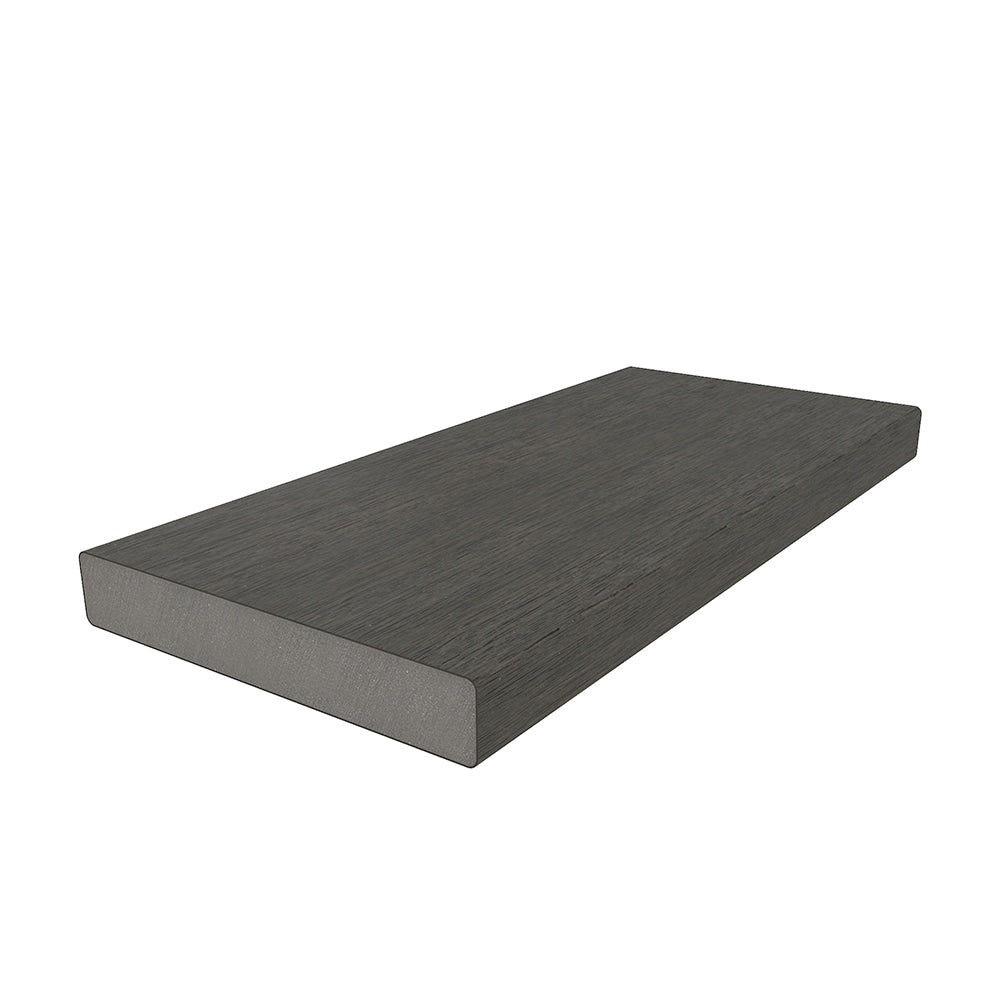 NewTechWood Cortes Solid Board 1-in x 6-in x 8-ft Spanish Walnut Square Composite Deck Board (49-Pack)
