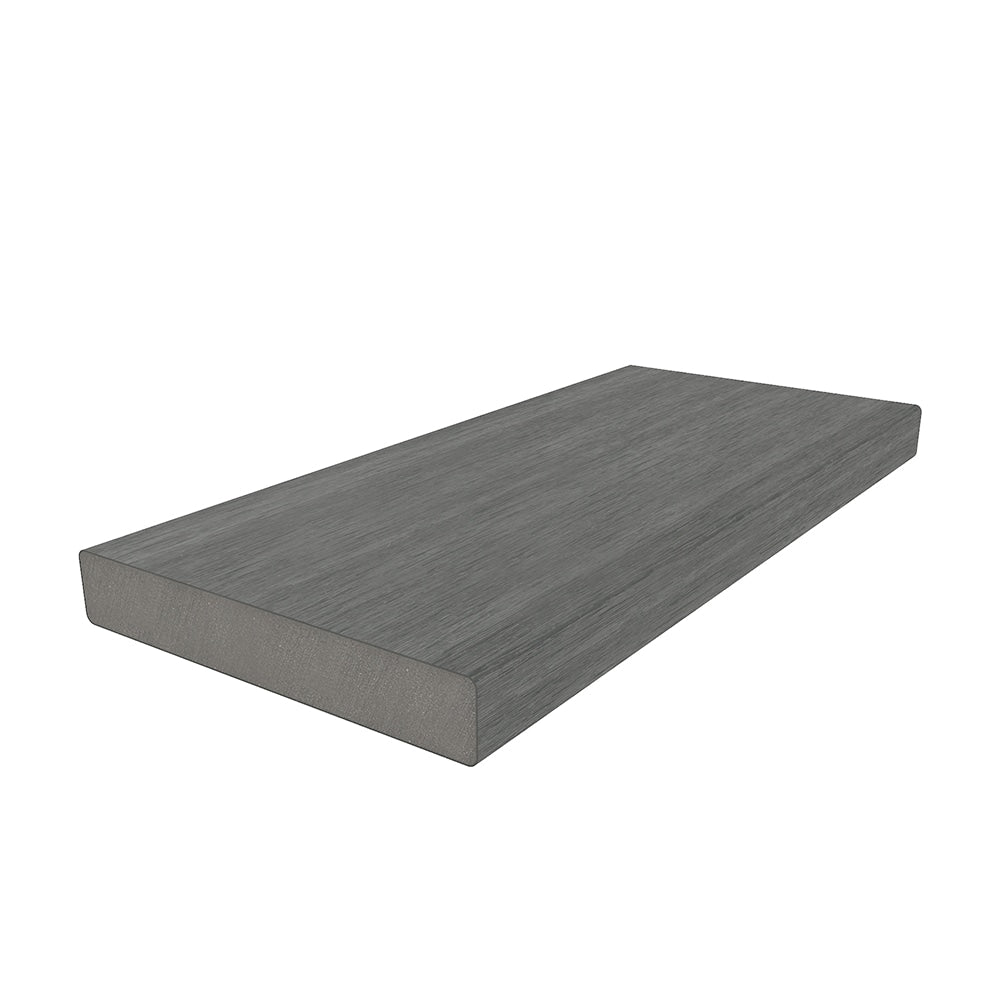 NewTechWood Cortes Solid Board 1-in x 6-in x 8-ft Westminster Gray Square Composite Deck Board (10-Pack)