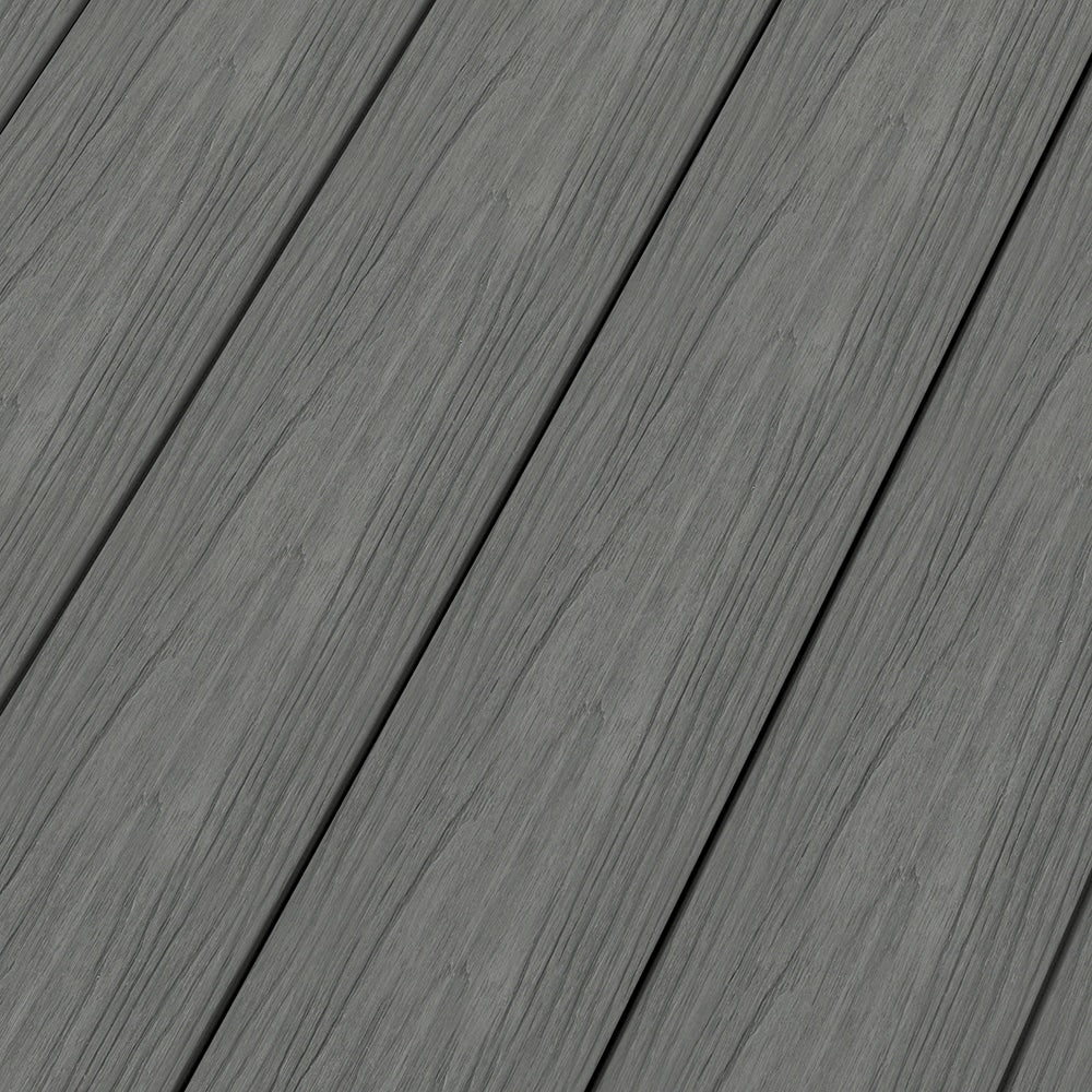 NewTechWood Columbus Hybrid Board 1-in x 6-in x 8-ft Westminster Gray Grooved Composite Deck Board