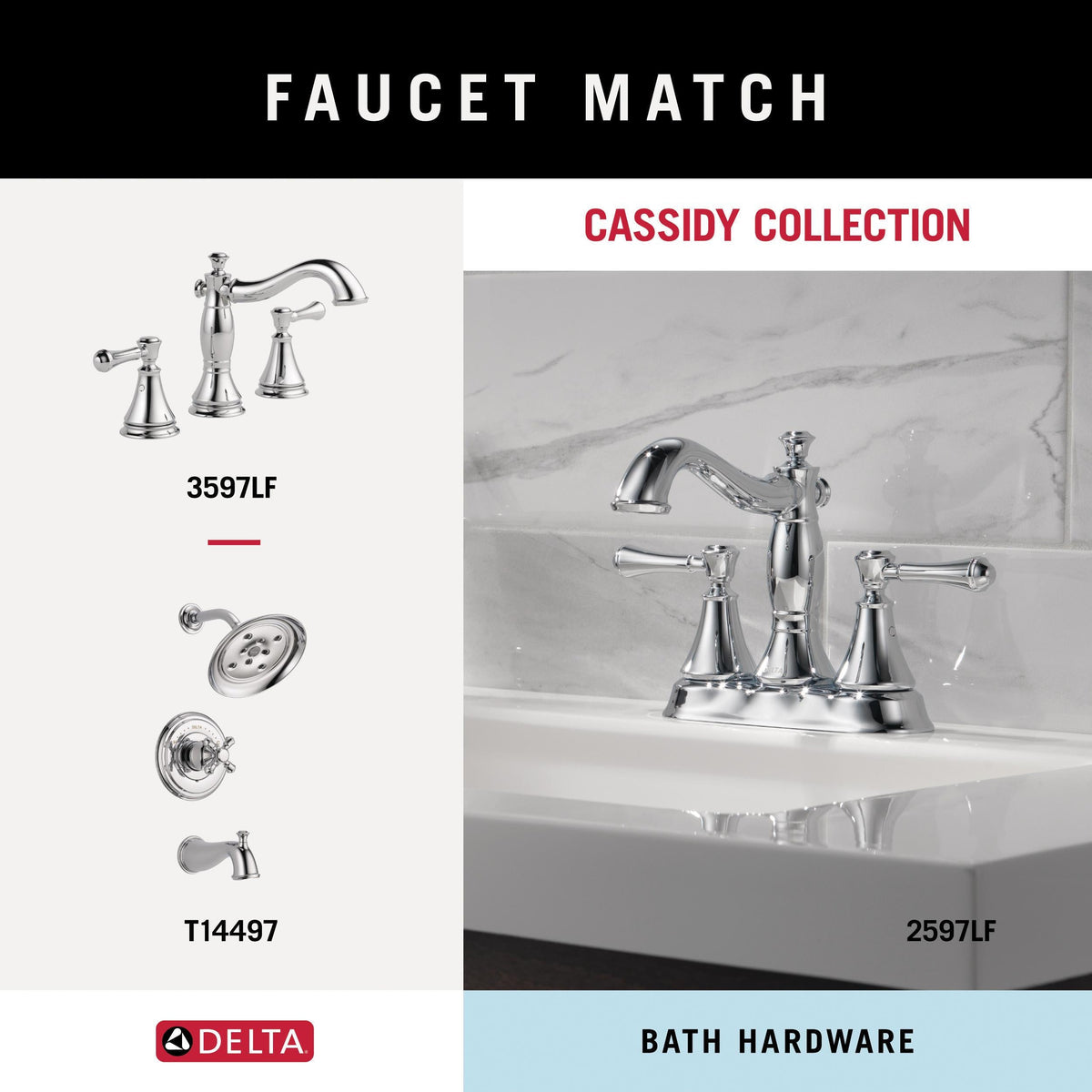 Delta Cassidy 24-in Double Chrome Wall-Mount Double Towel Bar