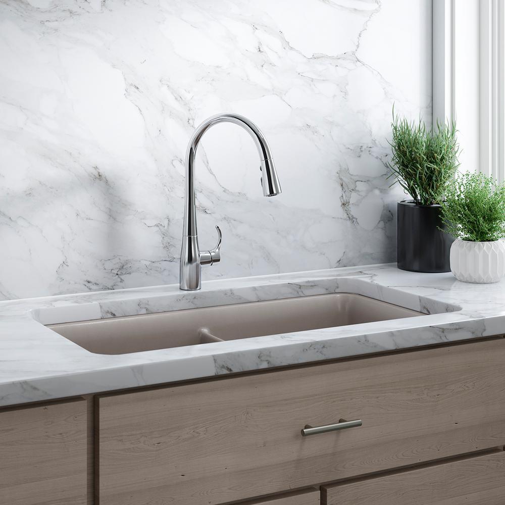 Simplice Touchless Single-Handle Pull-Down Sprayer Kitchen Faucet in Polished Chrome - Super Arbor