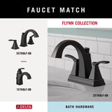 Delta Flynn 24-in Double Oil Rubbed Bronze Wall Mount Double Towel Bar