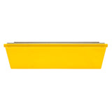 ToolPro 12 in. Heavy Duty Textured Yellow 4-in W x 12-in L x 5-in D Drywall Mud Pan