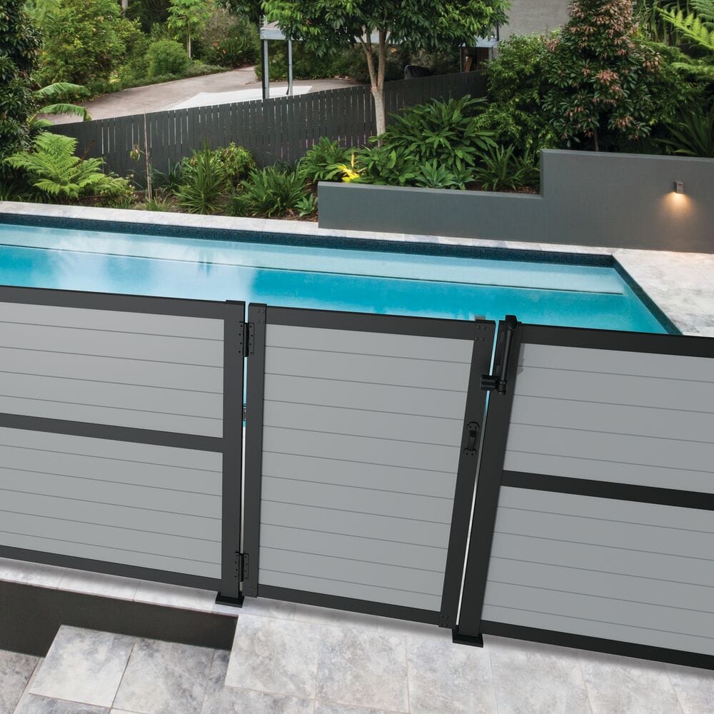 Freedom 5.26-in x 6.89-in x 6-ft Matte Black Aluminum Deck Post