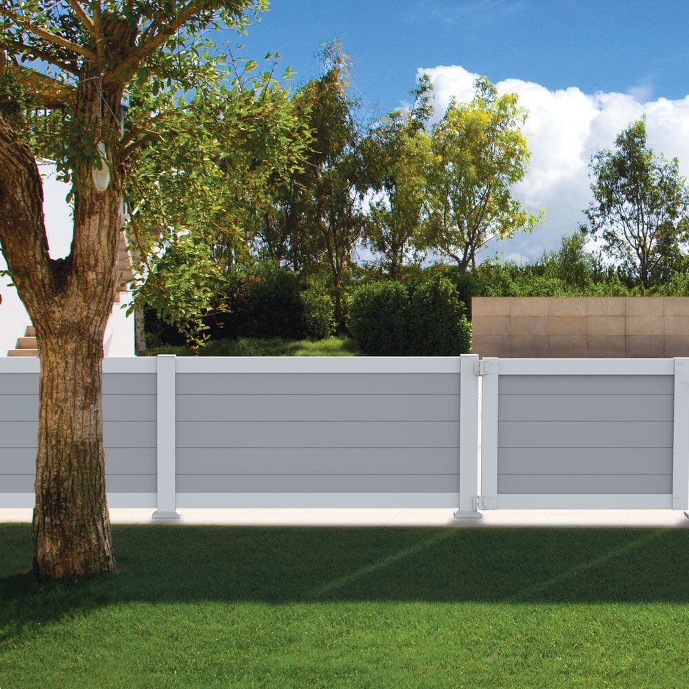 Freedom 66-in Gray PVC Infill Boards (6-Pack)