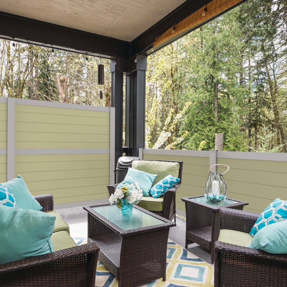 Freedom 5.26-in x 6.89-in x 6-ft White Aluminum Deck Post