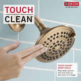 Delta Lahara Champagne Bronze 1-Handle Multi-Function Shower Faucet Trim Kit, 3.375-in Round Head