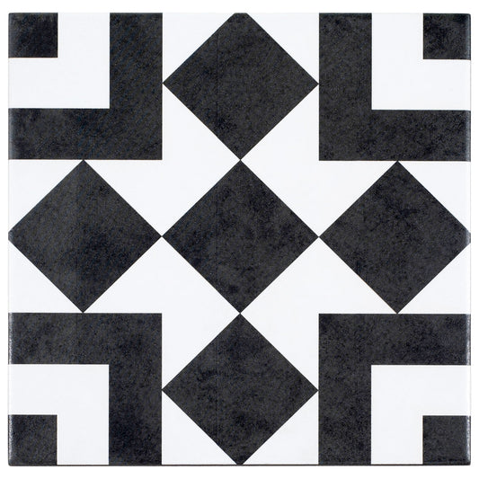Andova Tiles LUV Letter 8-in x 8-in Glazed Porcelain Patterned Floor and Wall Tile product image