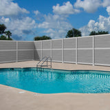 Freedom 5.26-in x 6.89-in x 6-ft White Aluminum Deck Post