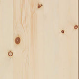 Masonite Traditional 42-in x 84-in Natural 3-Panel Unfinished Knotty Pine Wood Single Barn Door