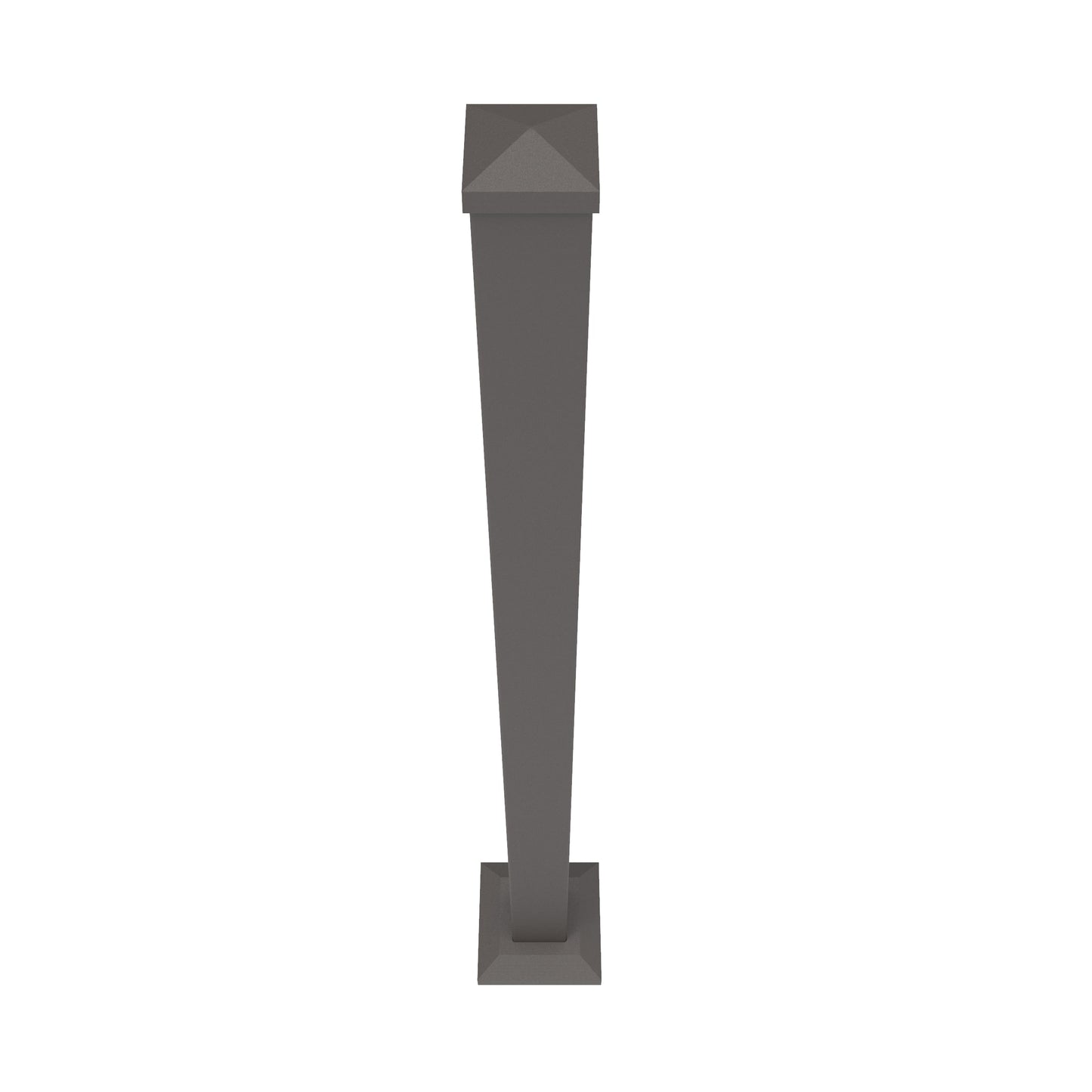 Freedom 2.5-in x 2.5-in x 5-ft Matte Bronze Aluminum Deck Post