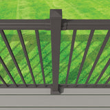 Freedom 2.5-in x 2.5-in x 4-ft Matte Bronze Aluminum Deck Post