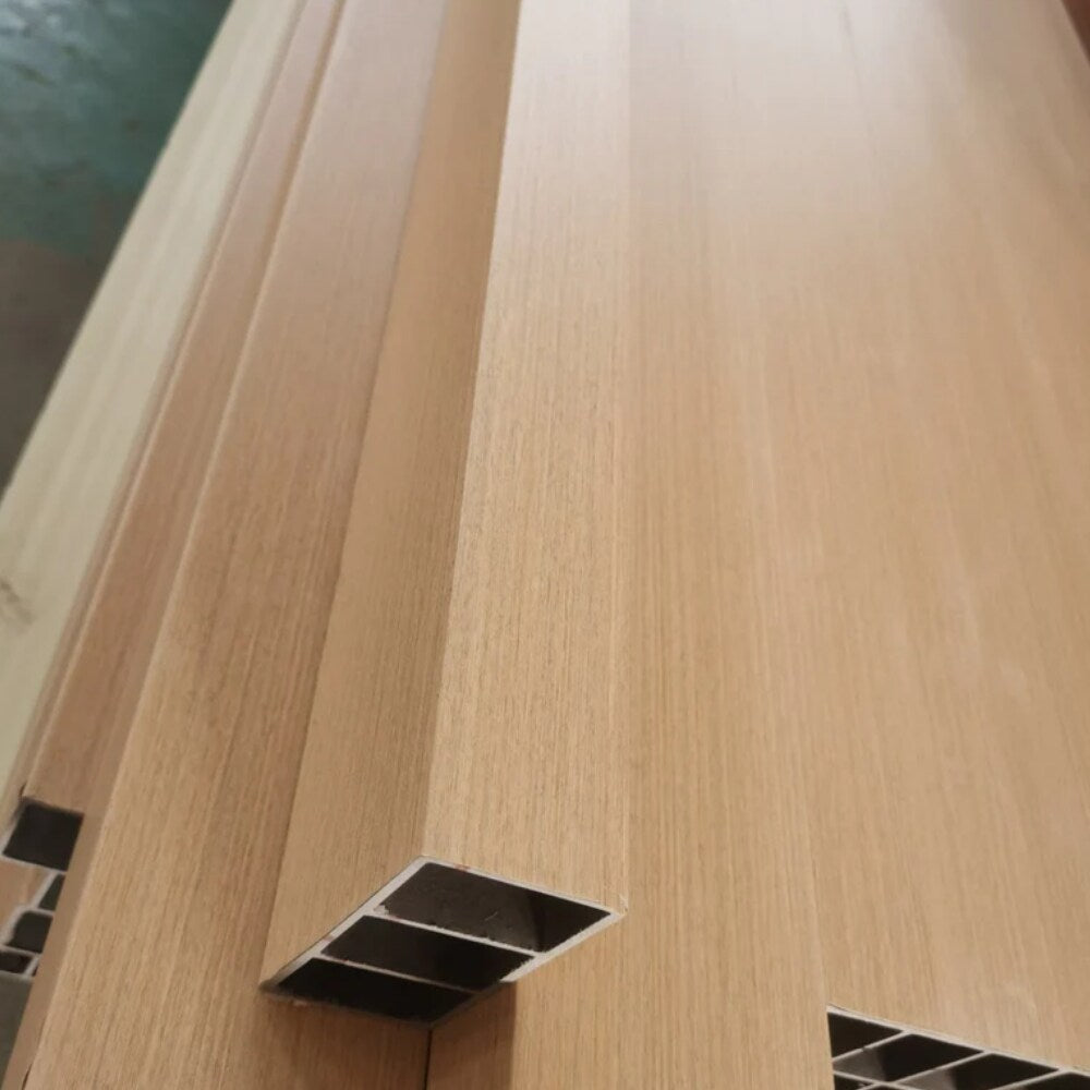 HIGHLANDERHOME 7.75-ft H x 0.33-ft W 3-Pack Maple Decorative Composite Fence Panel
