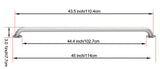 Project Source 42-in Stainless Steel Wall Mount ADA-Compliant Grab Bar