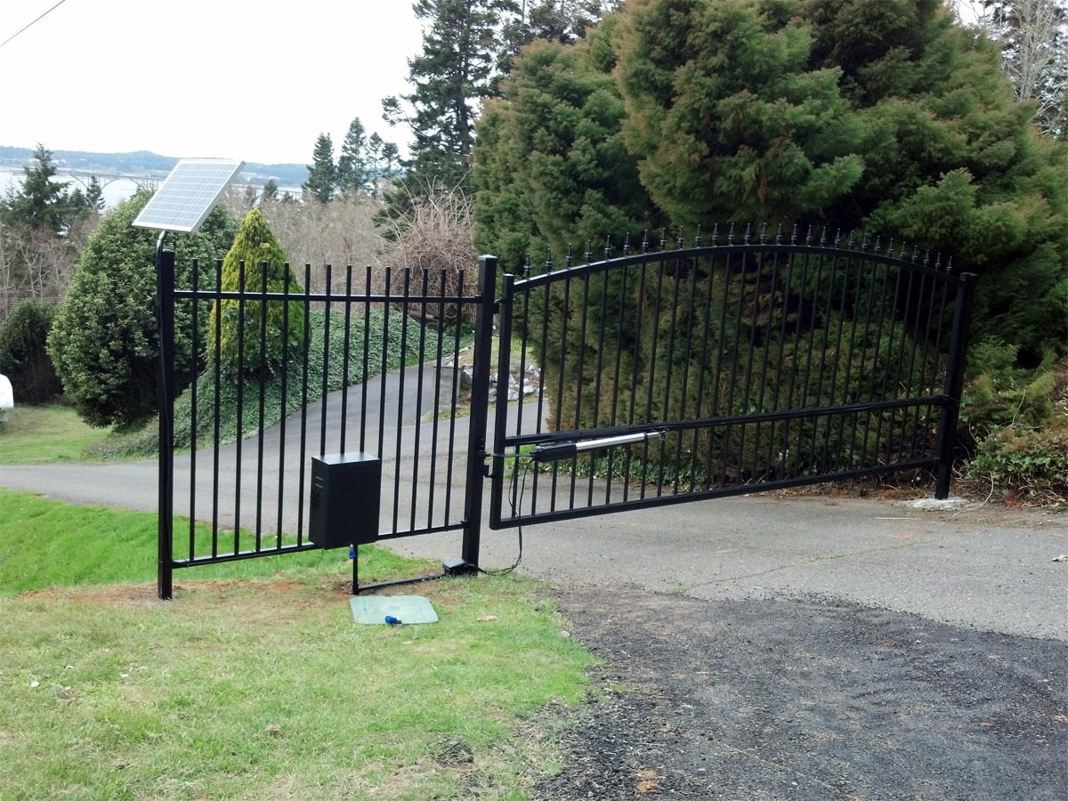 Estate Swing 16-ft Dual Swing Universal Battery Driveway Gate Opener Kit