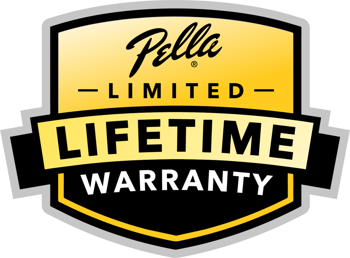 Pella 150 Series Replacement 23-1/2-in x 37-1/2-in x 4-9/16-in Jamb White Vinyl Low‑E Argon Double‑Hung Window, Full Screen Included