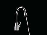 Delta Mateo Touch2O Arctic Stainless 1-Handle Deck-Mount Pull-Down Touch Kitchen Faucet