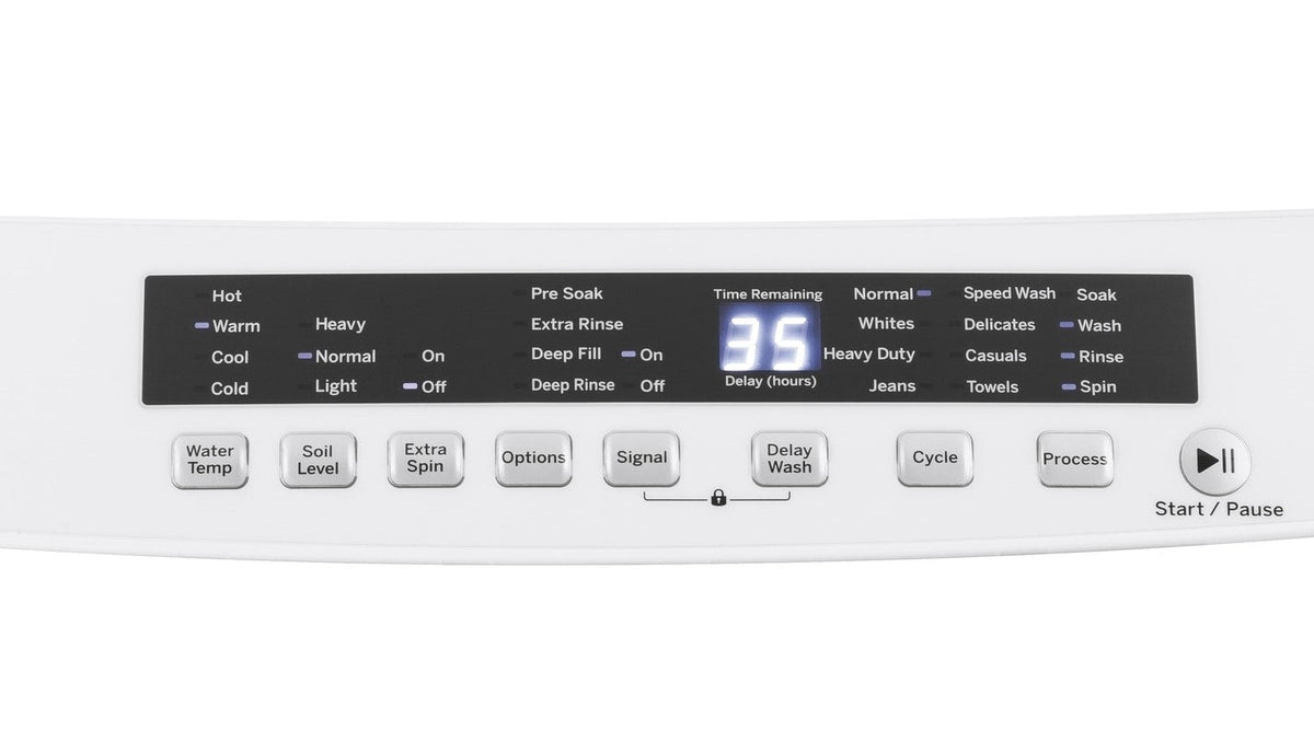 GE Space-Saving 2.8-cu ft Top-Load Washer (White)