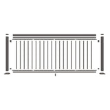 Freedom VersaRail Classic Aluminum Deck Rail Kit