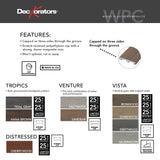 Deckorators Vista 1-in x 6-in Composite Deck Board