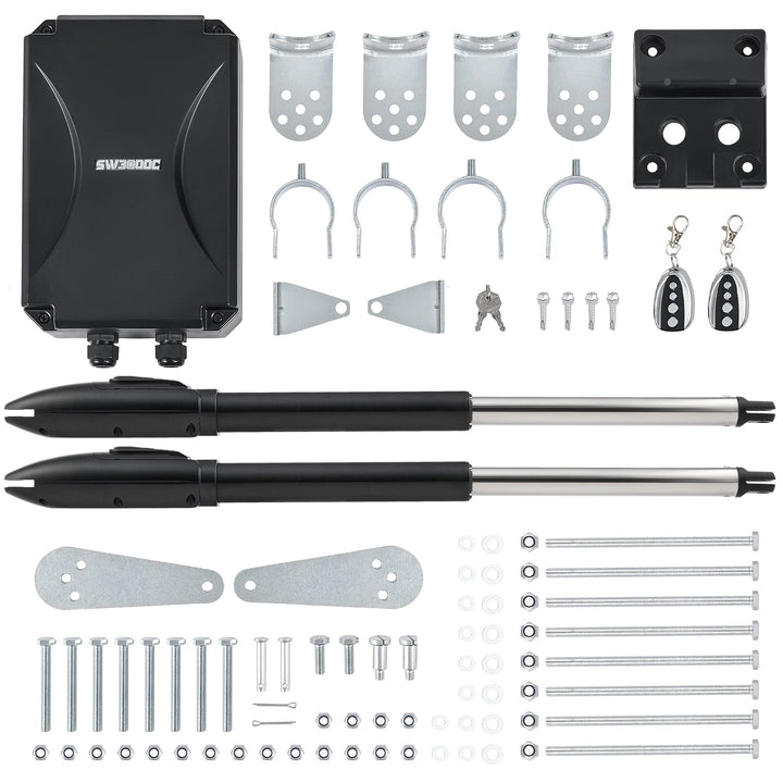CO-Z 18-ft Dual Swing Universal Electric Driveway Gate Opener Kit