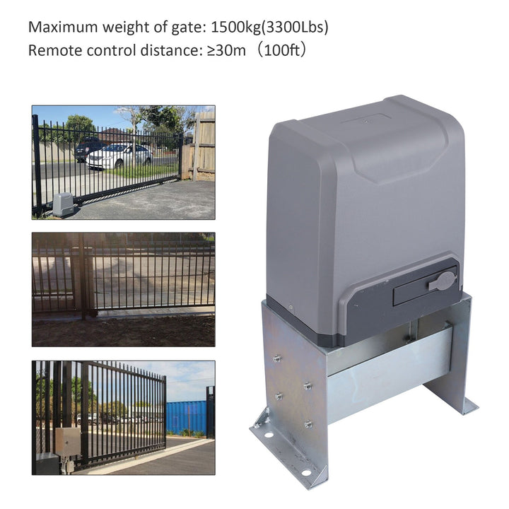 CO-Z 40-ft Slide Universal Electric Driveway Gate Opener Kit