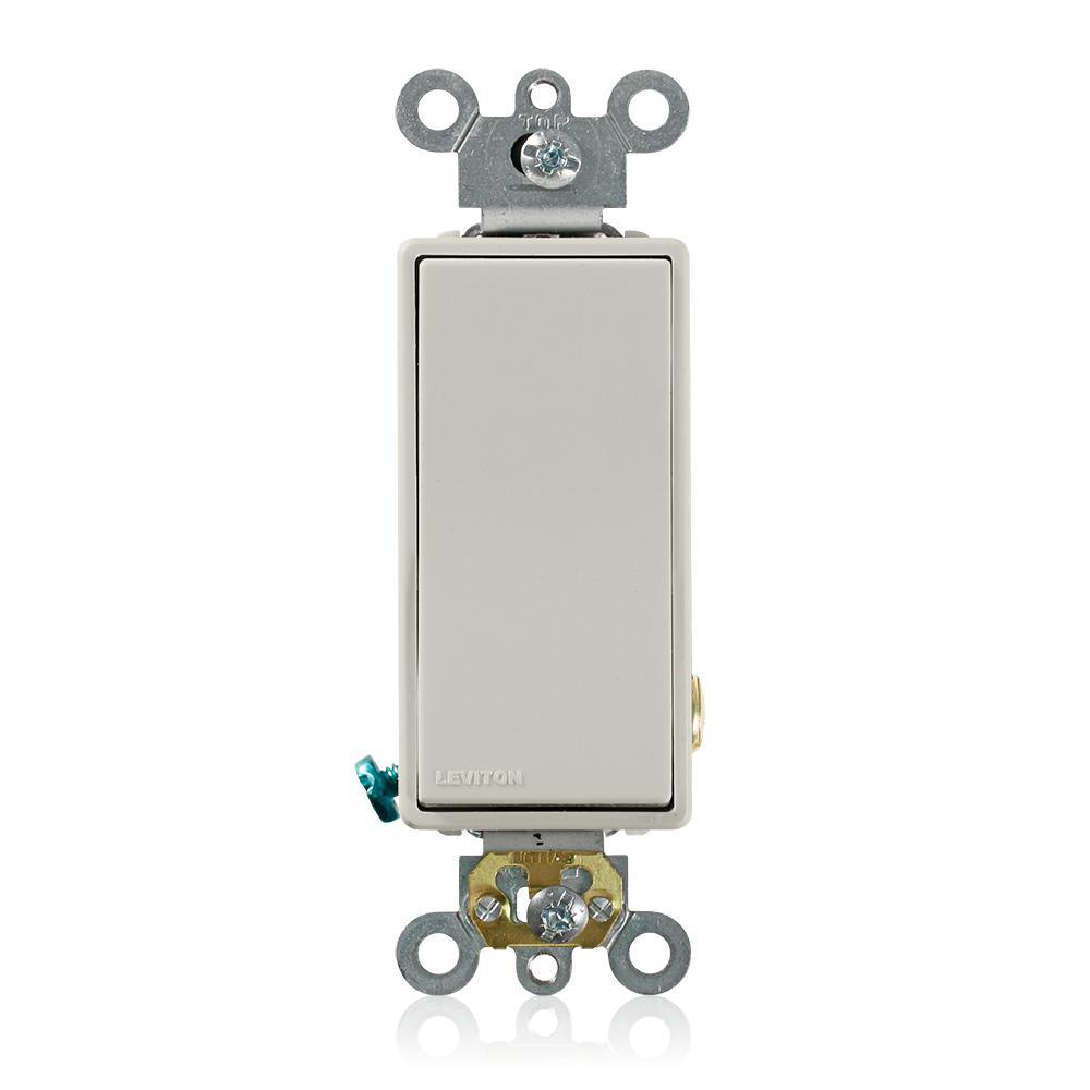 Decora Plus 15 Amp Switch, White - Super Arbor