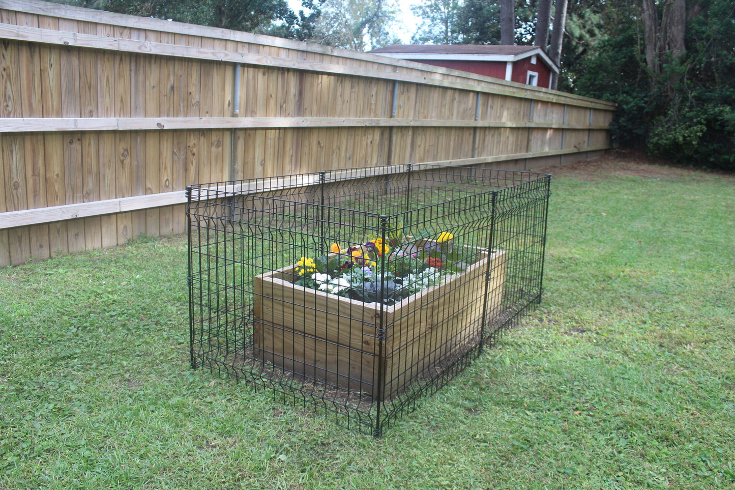 YARDLINK 3-ft H x 1-1/2-in W Powder-coated Galvanized Steel Decorative Metal No Dig Garden Fence Post