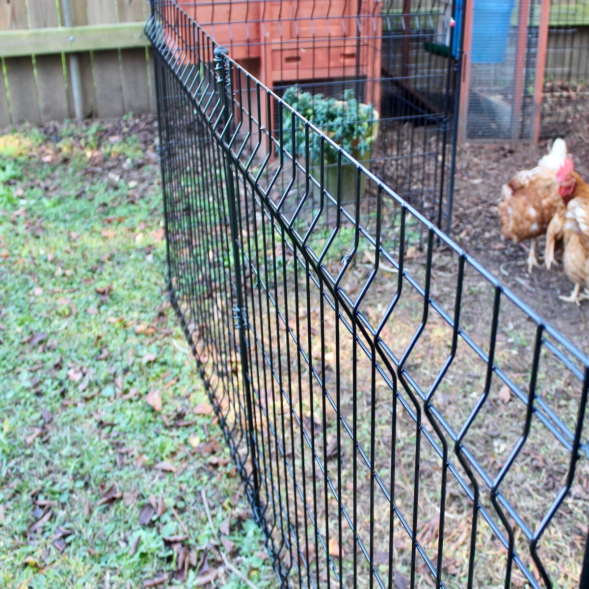 YARDLINK 3-ft H x 1-1/2-in W Powder-coated Galvanized Steel Decorative Metal No Dig Garden Fence Post