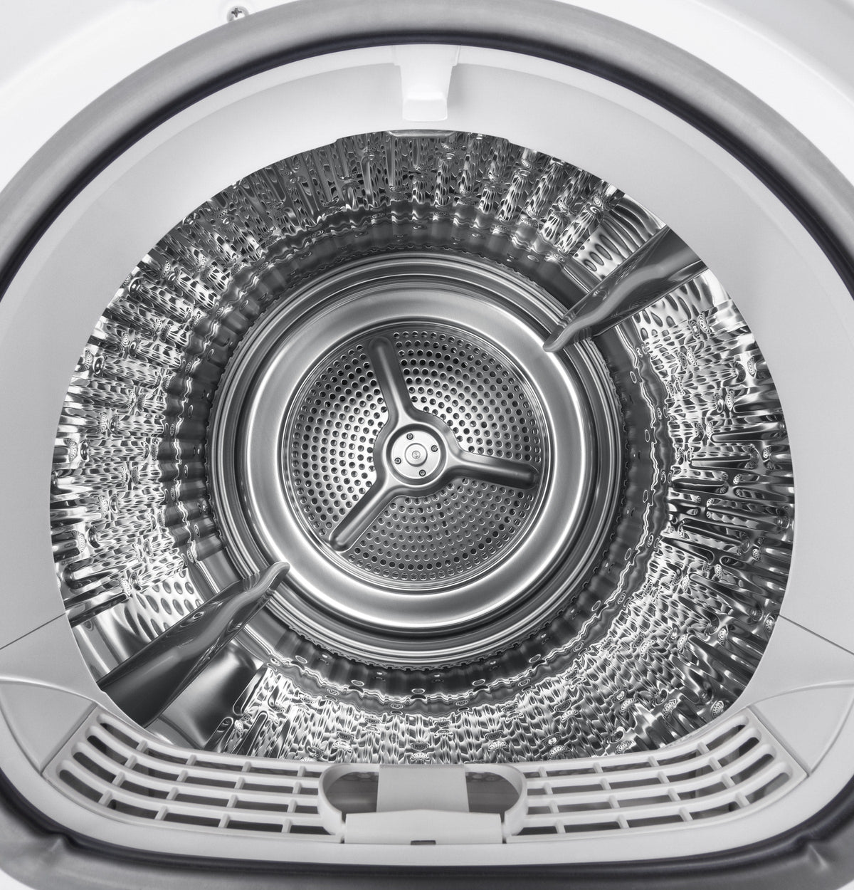 GE 4.3-cu ft Stackable Vented Electric Dryer, White