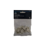 Project Source 10-Pack White Traverse Curtain Rod Carrier Slides, 1.25-in