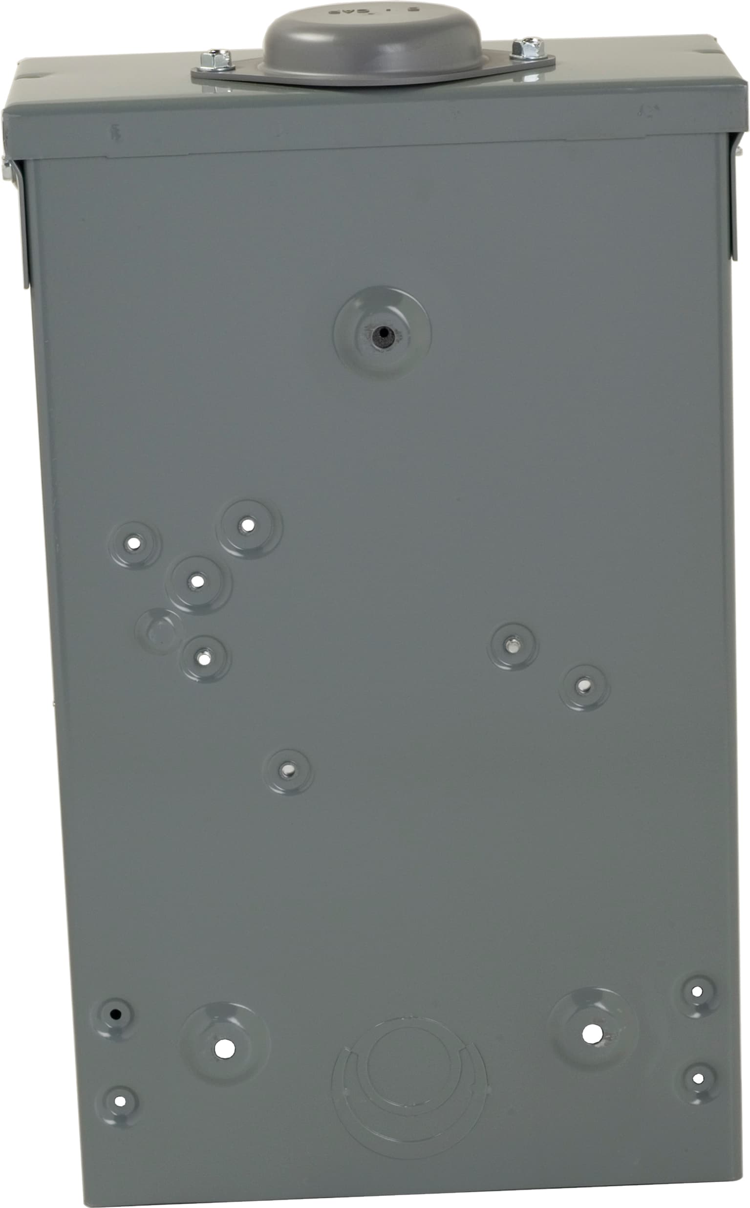 Square D Homeline 125-Amp 4-space load center - detail view