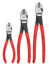KNIPEX 3-Pack Cutting Plier Set – 6-1/4 in, 8 in & 10 in High-Leverage Diagonal Cutters