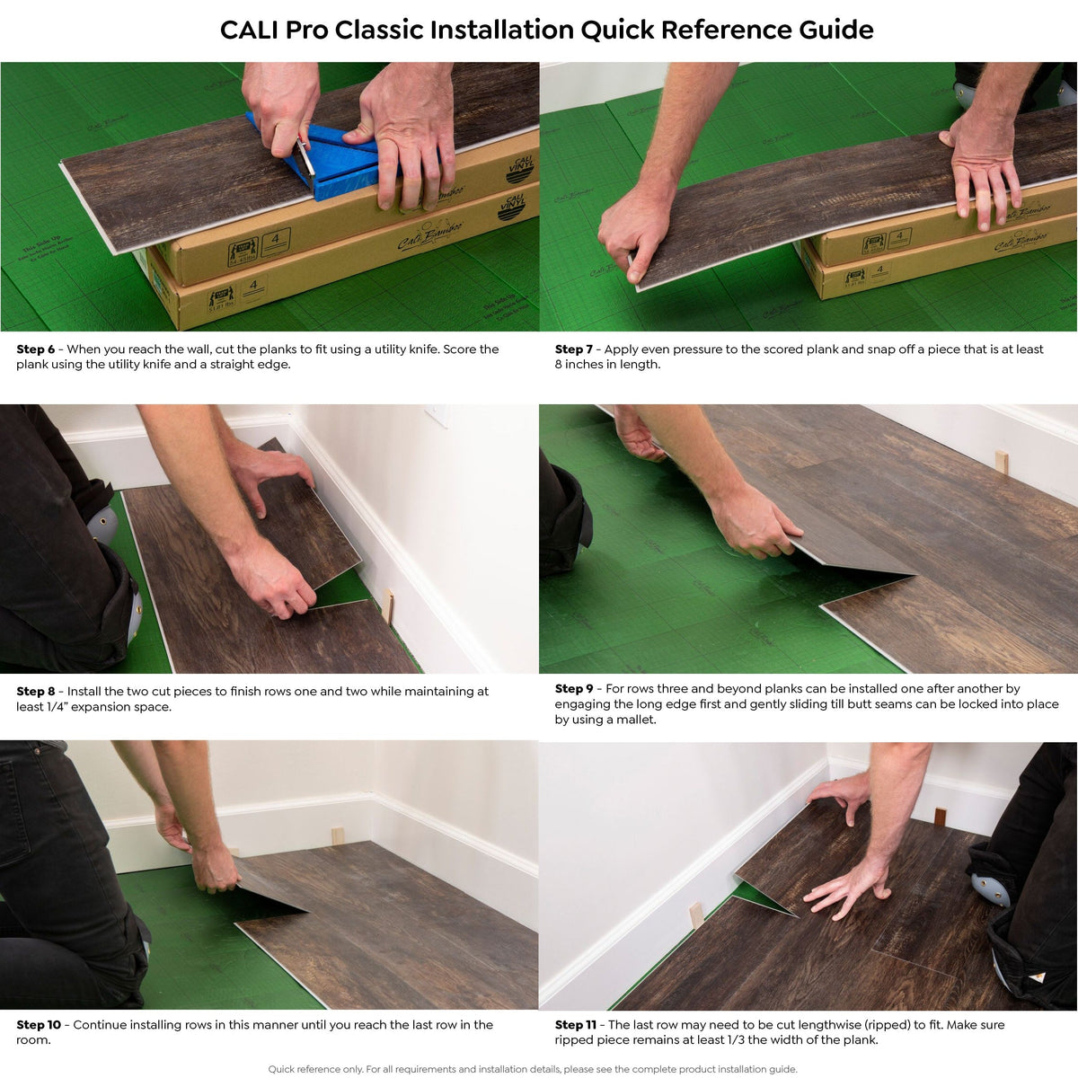 CALI Vinyl Pro Classic Mesquite 7-in W x 48-in L x 5.5-mm Waterproof Interlocking Luxury Vinyl Plank Flooring, 20-mil Wear Layer (23.77-sq ft/carton)