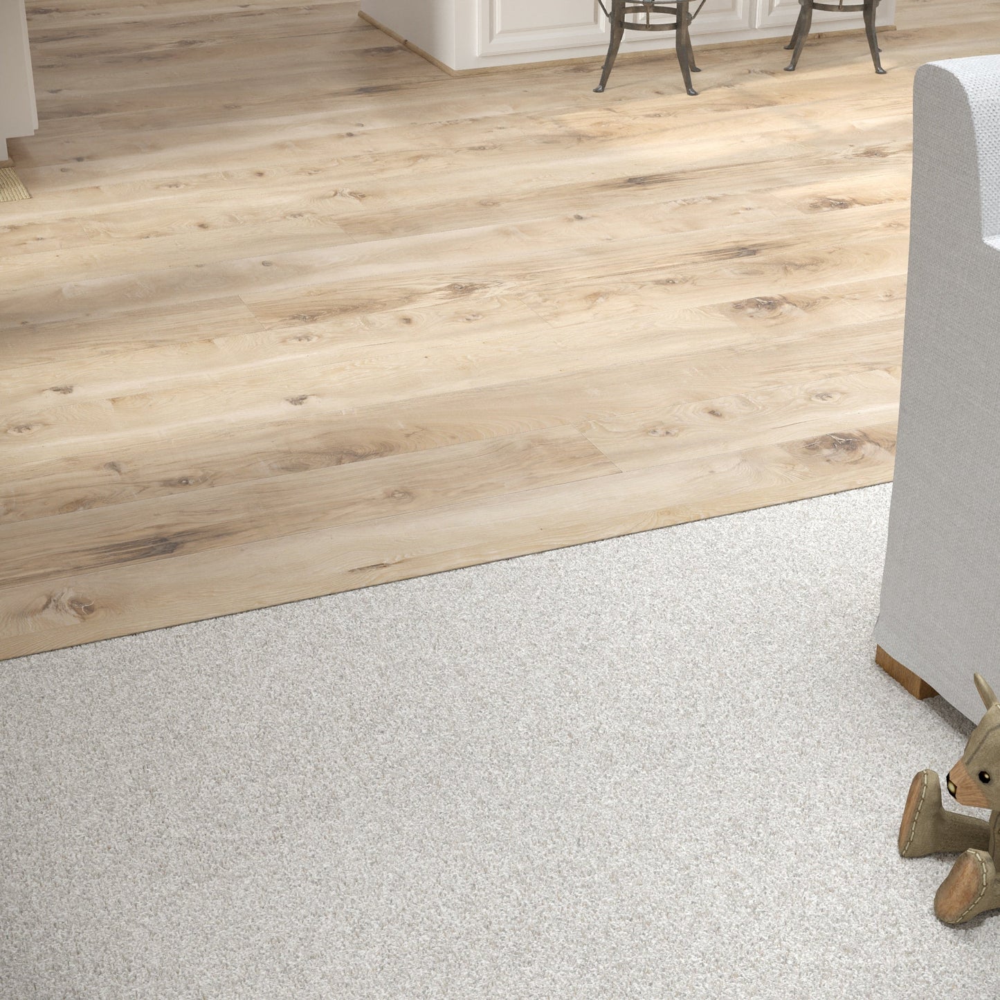 CALI Seaboard Oak 1.25-in x 72.83-in Vinyl Floor T-Moulding